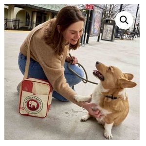 NWT Malia Designs crossbody - recycled cement crossbody bag